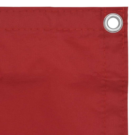 Balkonscherm Oxford Stof Rood