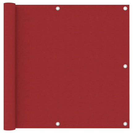 Balkonscherm Oxford Stof Rood