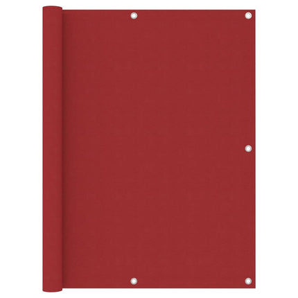 Balkonscherm Oxford Stof Rood