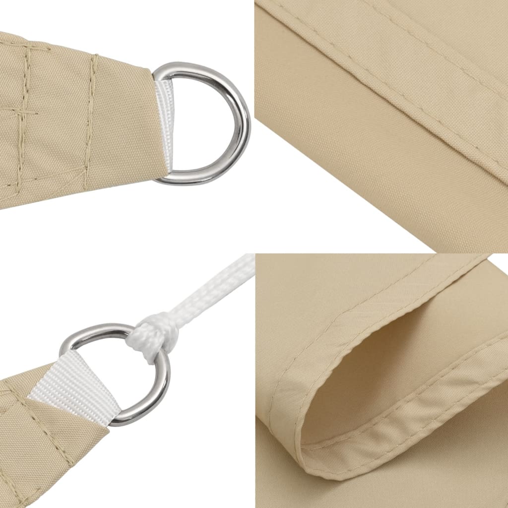 Zonnescherm Vierkant Oxford Stof Beige