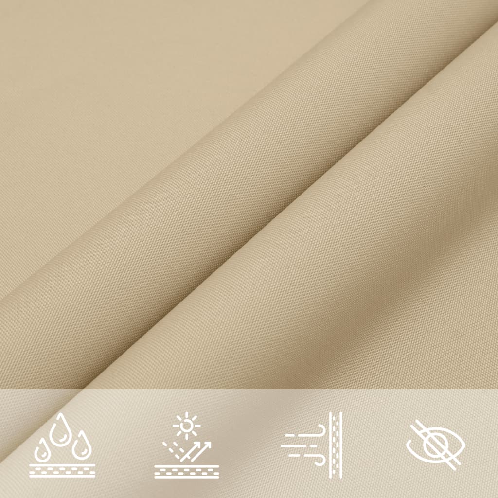 Zonnescherm Vierkant Oxford Stof Beige
