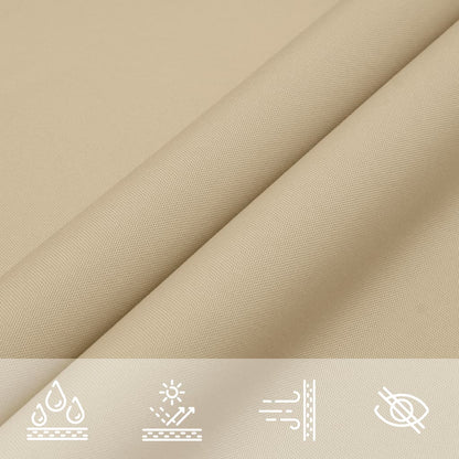 Zonnescherm Vierkant Oxford Stof Beige