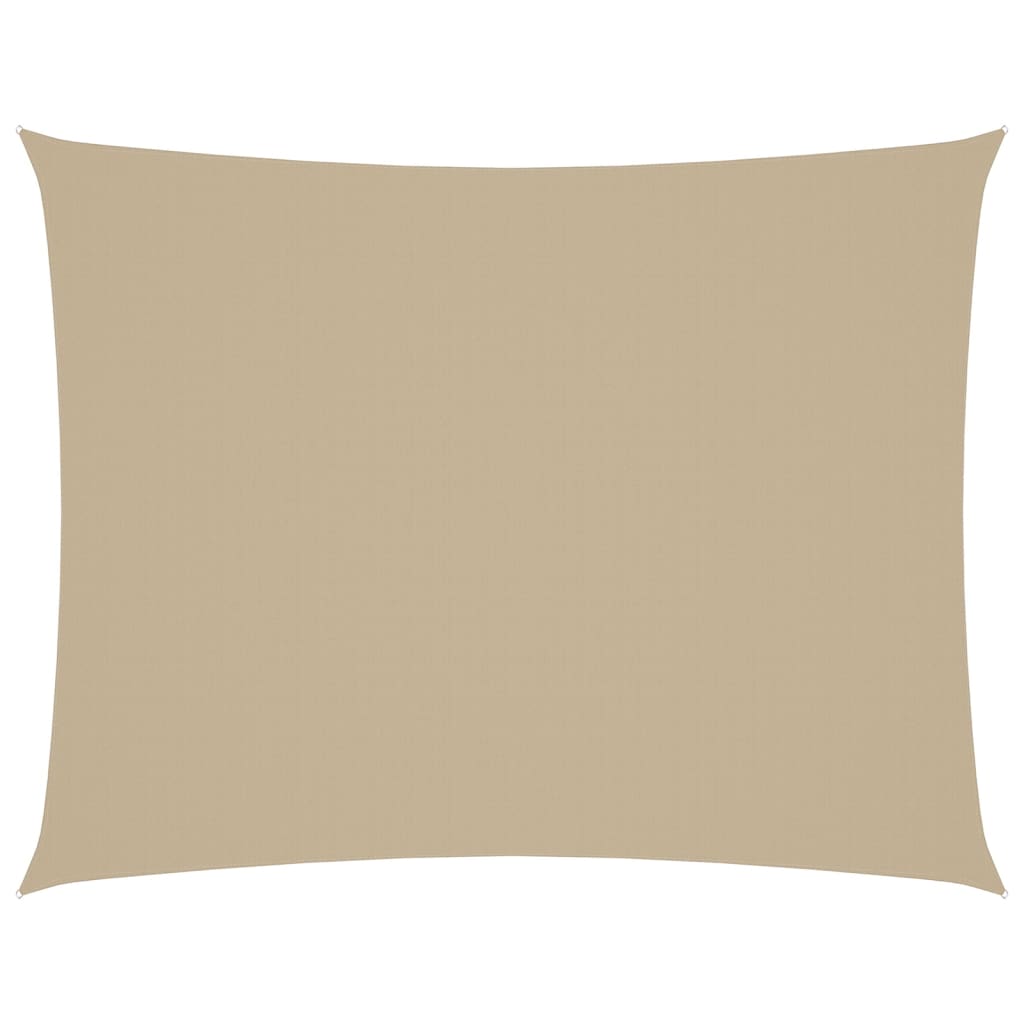 Zonnescherm Rechthoekig Oxford Stof Beige