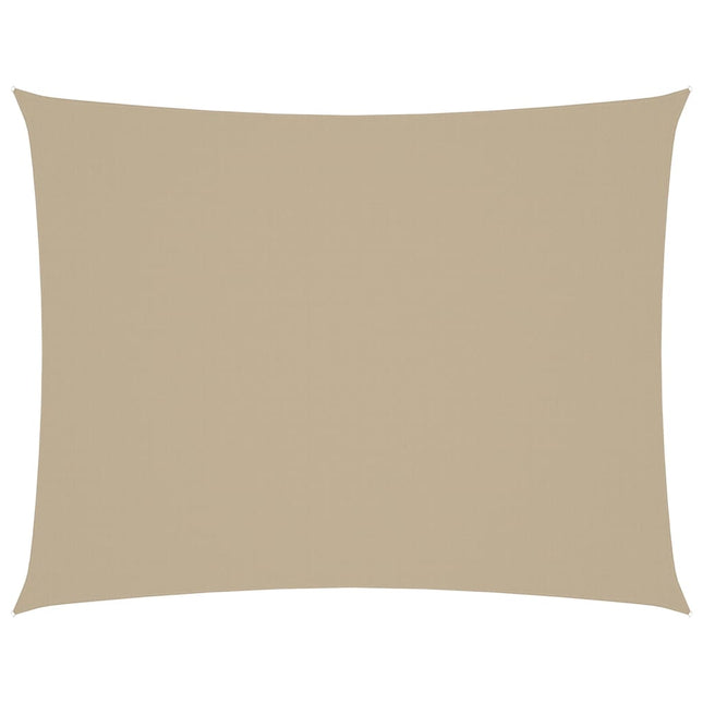 Zonnescherm Rechthoekig Oxford Stof Beige