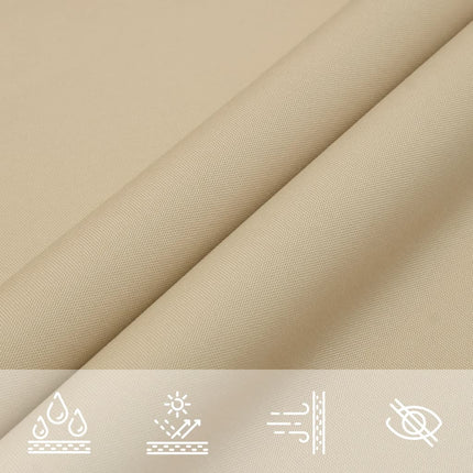 Zonnescherm Driehoekig 3X3X4,24 M Oxford Stof Beige