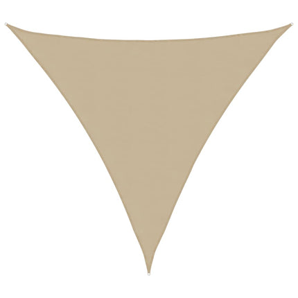 Zonnescherm Driehoekig 2,5X2,5X3,5 M Oxford Stof Beige