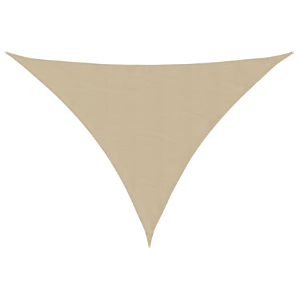 Zonnescherm Driehoekig Oxford Stof Beige