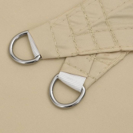 Zonnescherm Driehoekig Oxford Stof Beige