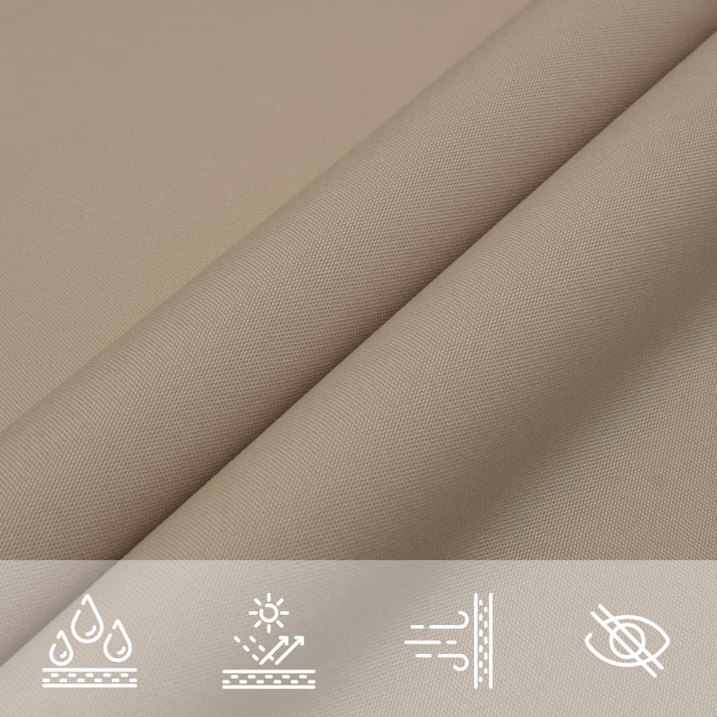 Zonnescherm Vierkant Oxford Stof Taupe