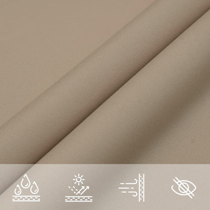 Zonnescherm Vierkant Oxford Stof Taupe