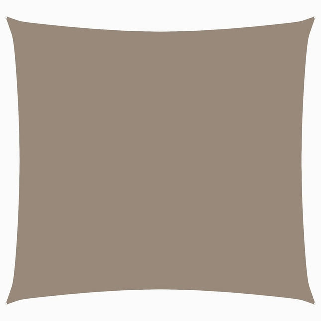 Zonnescherm Vierkant Oxford Stof Taupe