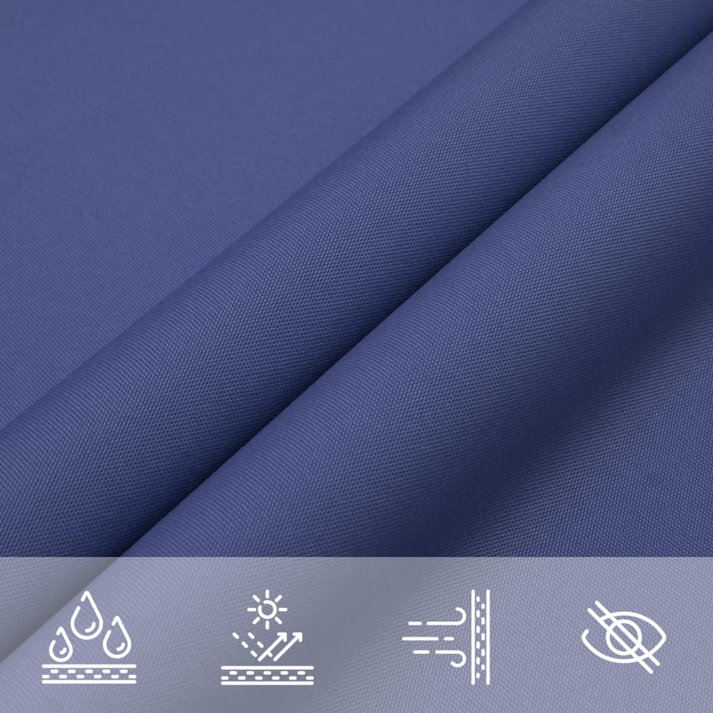 Schaduwdoek Vierkant Oxford Stof Blauw