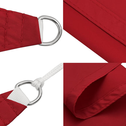 Zonnescherm Vierkant 3,6X3,6 M Oxford Stof Rood