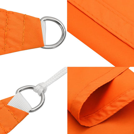 Zonnescherm Driehoekig Oxford Stof Oranje