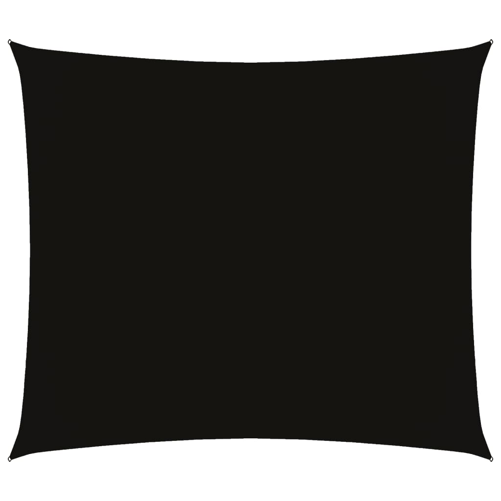 Zonnescherm Rechthoekig 2,5X3 M Oxford Stof Zwart