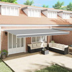 6 × 3,5 m / Wit / Handmatig (slechts frame)