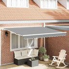 3,5 x 2,5 m / Wit / Elektrisch (slechts frame)