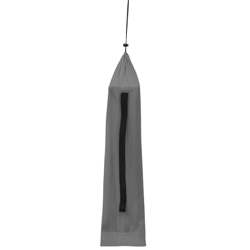 Campingbed 180x60x19 cm oxford stof en staal grijs