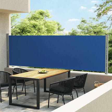 Tuinscherm Uittrekbaar Blauw