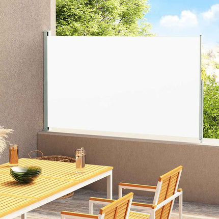 Tuinscherm Uittrekbaar 600X160 Cm Crème