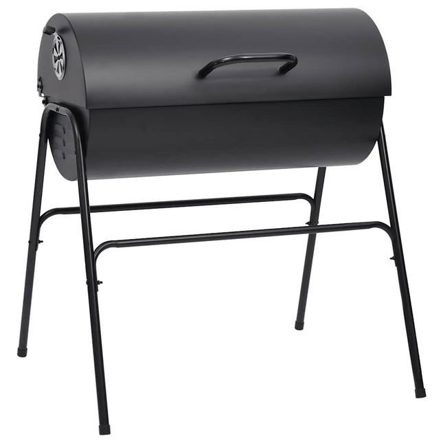 Barbecuevat Met 2 Kookroosters 80X95X90 Cm Staal Zwart Koningsblauw