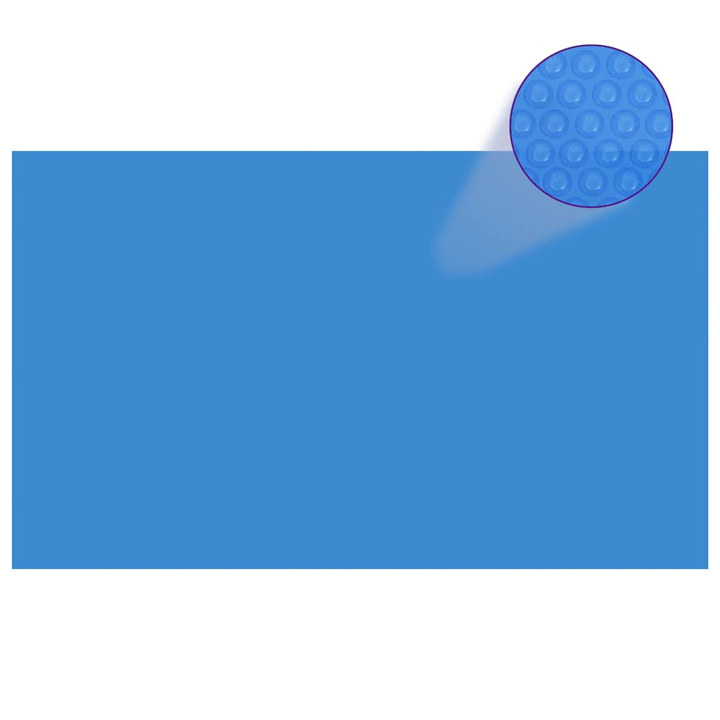 Zonne Pool Dek 110 Μm Vierkant Pe Blauw