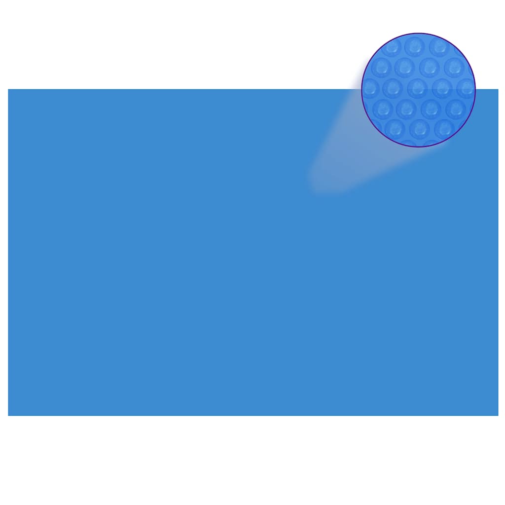 Zonne Pool Dek 110 Μm Vierkant Pe Blauw