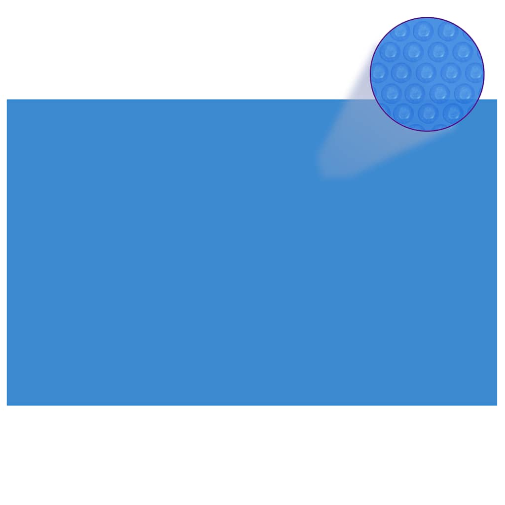Zonne Pool Dek 110 Μm Vierkant Pe Blauw