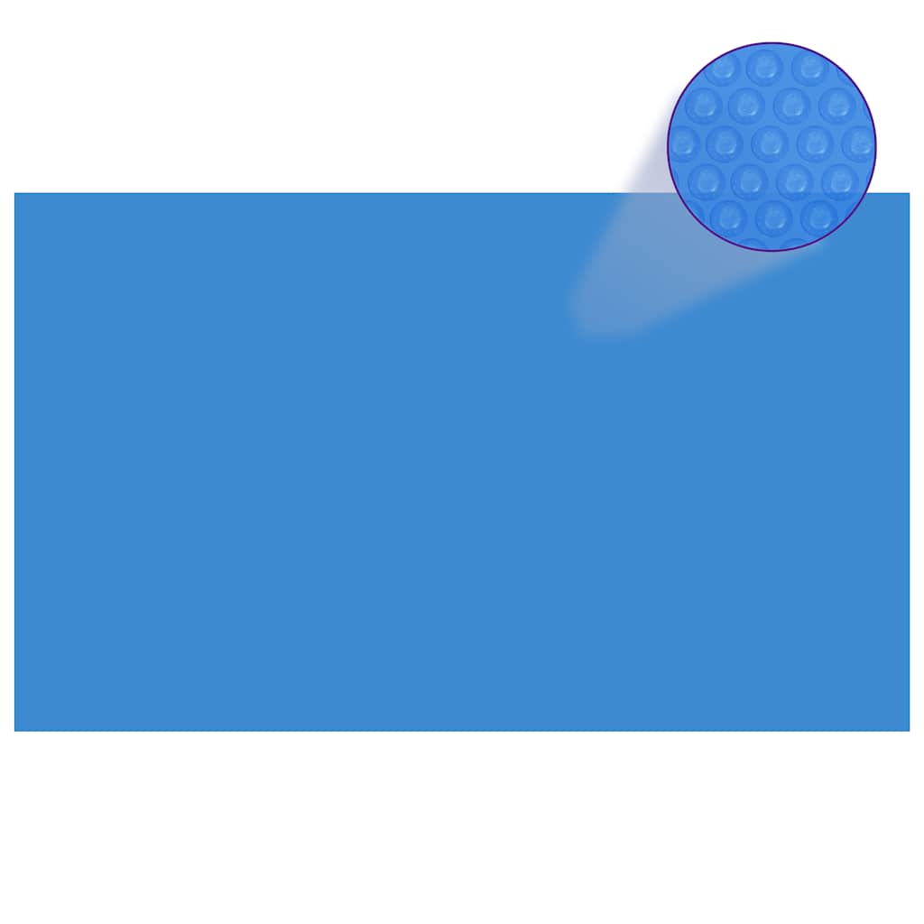 Zonne Pool Dek 110 Μm Vierkant Pe Blauw