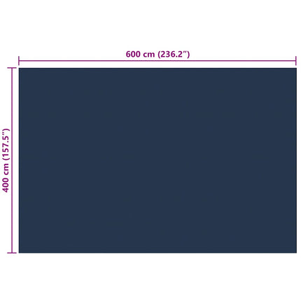 Zwembadfolie Solar Drijvend Pe Zwart En Blauw