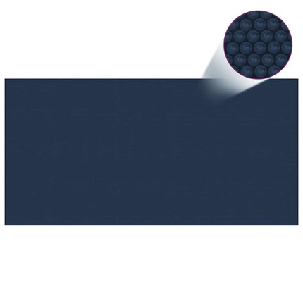 Zwembadfolie Solar Drijvend Pe Zwart En Blauw