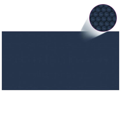 Zonne Pool Dek 110 Μm Vierkant Pe Zwart En Blauw