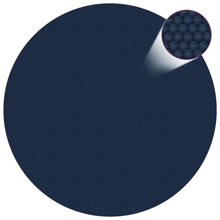 Zwembadfolie Solar Drijvend 356 Cm Pe Zwart En Blauw
