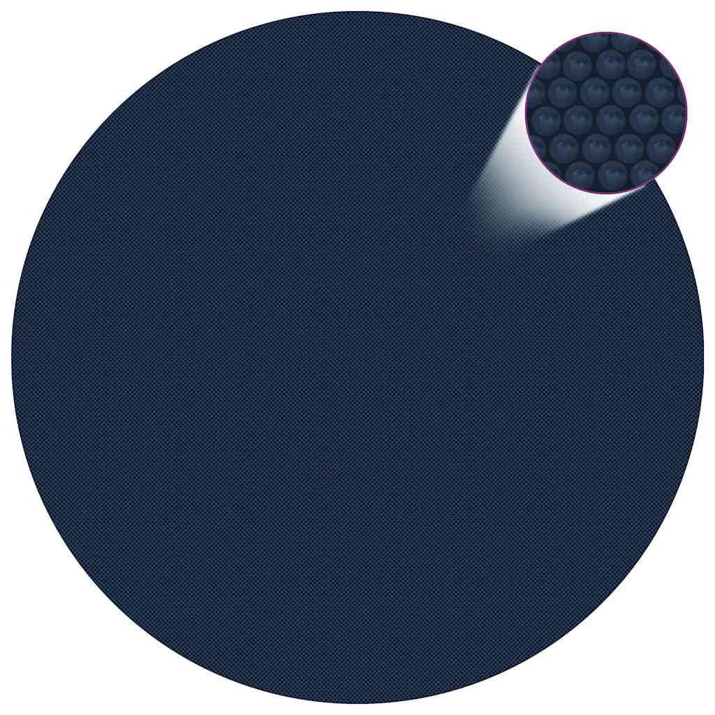 Zwembadfolie Solar Drijvend 210 Cm Pe Zwart En Blauw