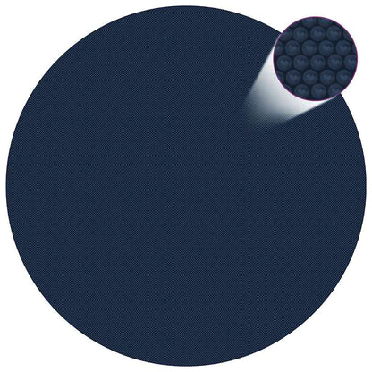Zwembadfolie Solar Drijvend 210 Cm Pe Zwart En Blauw