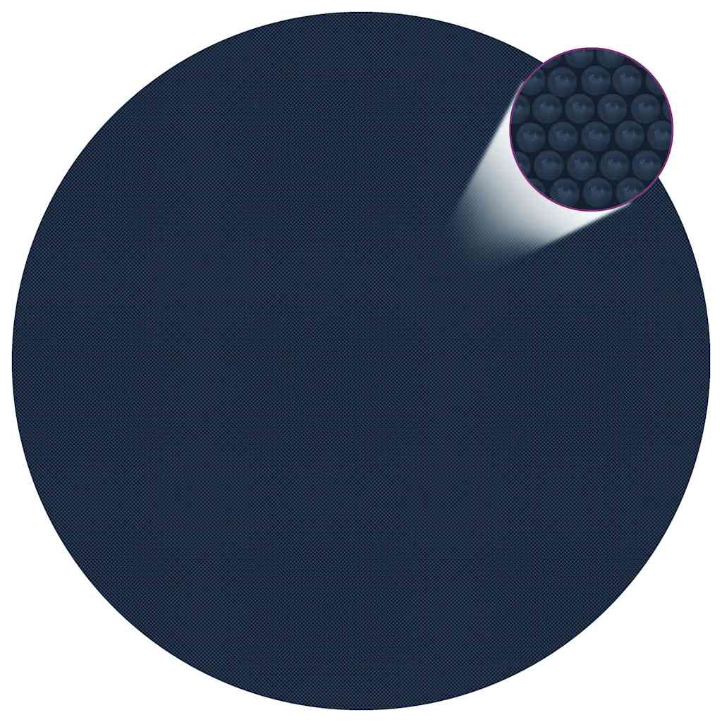 Zwembadfolie Solar Drijvend 210 Cm Pe Zwart En Blauw
