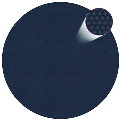 Zwembadfolie Solar Drijvend 210 Cm Pe Zwart En Blauw
