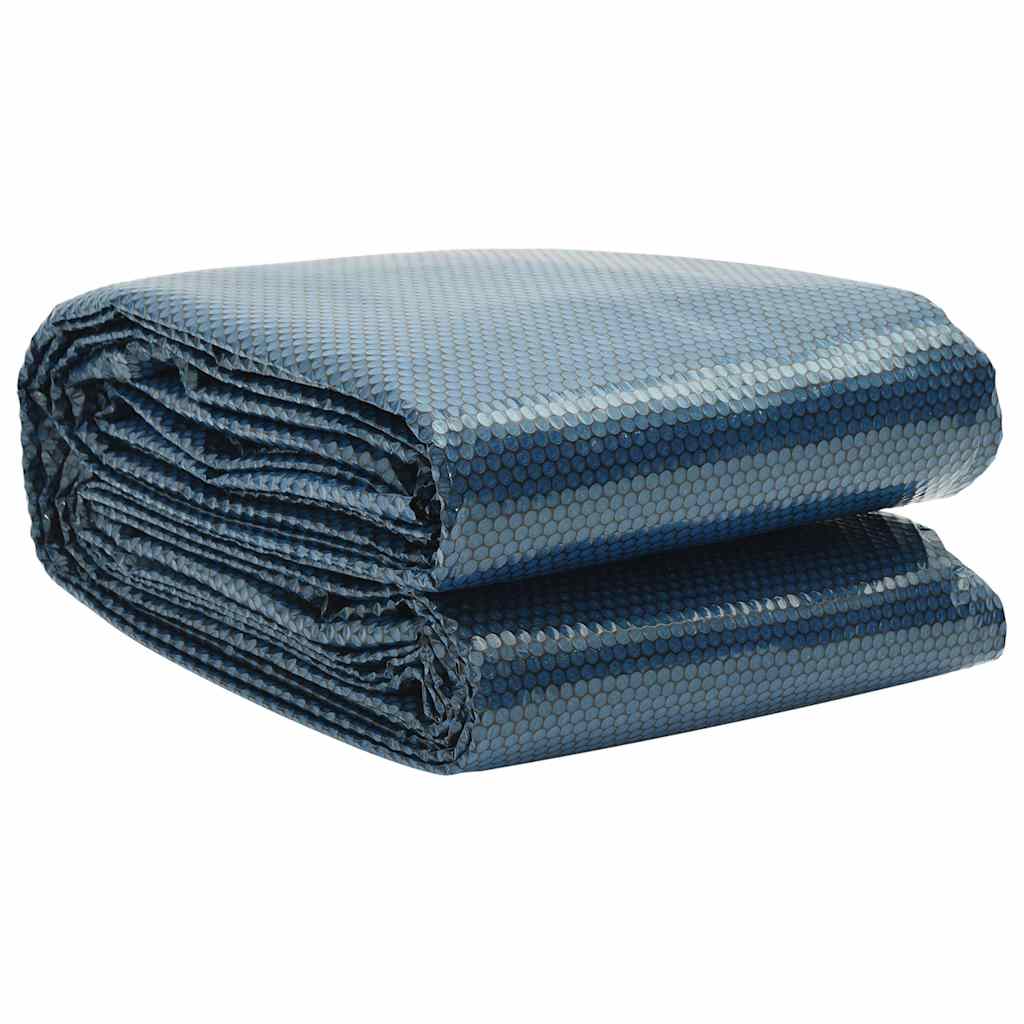 Zonne Pool Dek 110 Μm Vierkant Pe Zwart En Blauw
