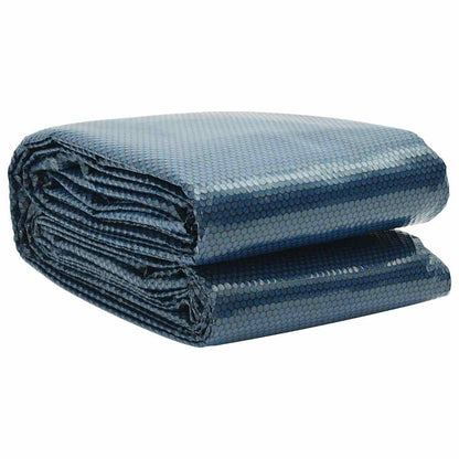 Zonne Pool Dek 110 Μm Vierkant Pe Zwart En Blauw