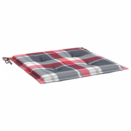 Tuinstoelkussens Oxford Stof Ruitpatroon Rood Rood Ruitpatroon
