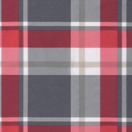 Tuinstoelkussens Oxford Stof Ruitpatroon Rood Rood Ruitpatroon