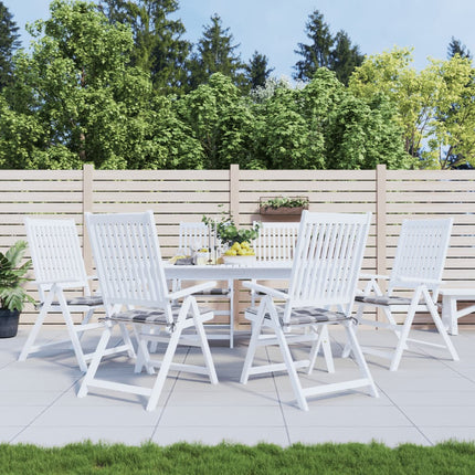Tuinstoelkussens Oxford Stof Ruitpatroon Grijs Grijs Ruitpatroon