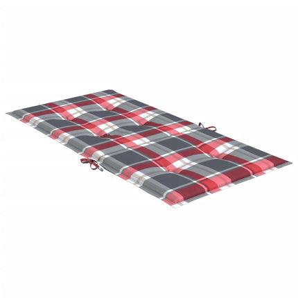 Tuinstoelkussens Oxford Stof Ruitpatroon Rood