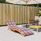 200 x 70 x 3 cm / Rood ruitpatroon