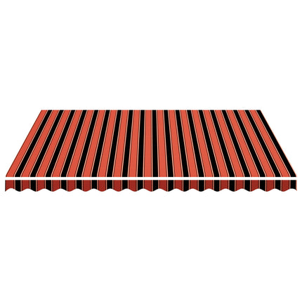Vervangingsdoek Voor Luifel 4X3,5 M Oranje En Bruin
