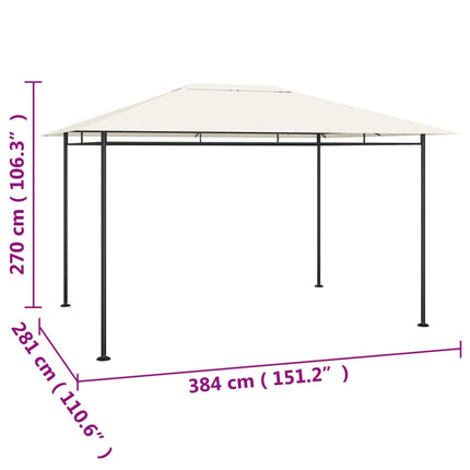 Prieel 180 G/M² 384X281X270 Cm Kleurig