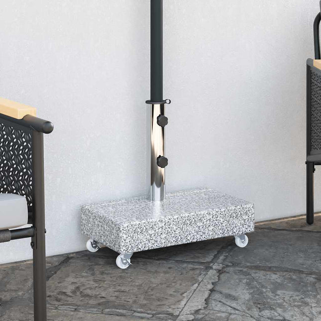 Parasolvoet 45X25X8 Cm Graniet Licht