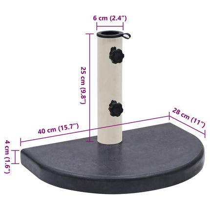 Parasolvoet 40X28X4 Cm Graniet