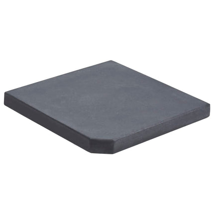 Parasolvoetplaat Vierkant 25 Kg Graniet