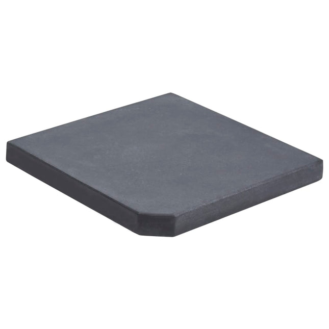 Parasolvoetplaat Vierkant 25 Kg Graniet